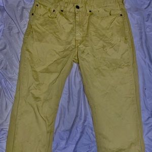 Tan Straight Levi’s jeans